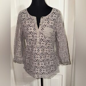 Women’s size small shirt, The Limited Lace Blouse - top